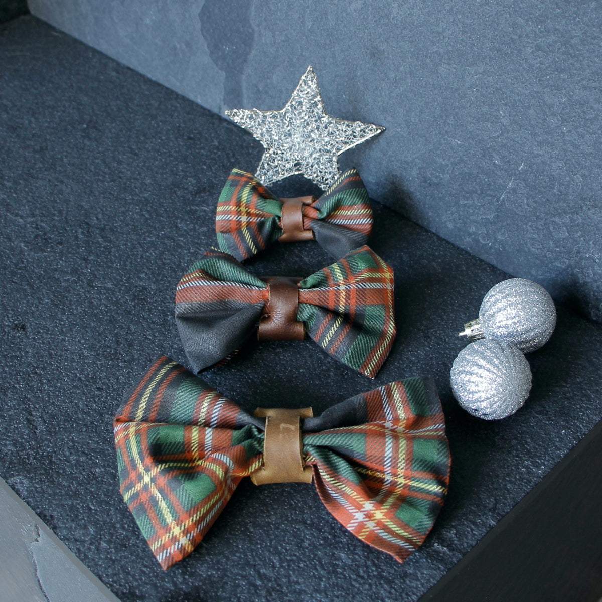 Cross-Border New Pet Christmas Bow Tie Bow Tie Christmas Series