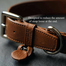 Load image into Gallery viewer, Best luxury leather dog collar for dogs
