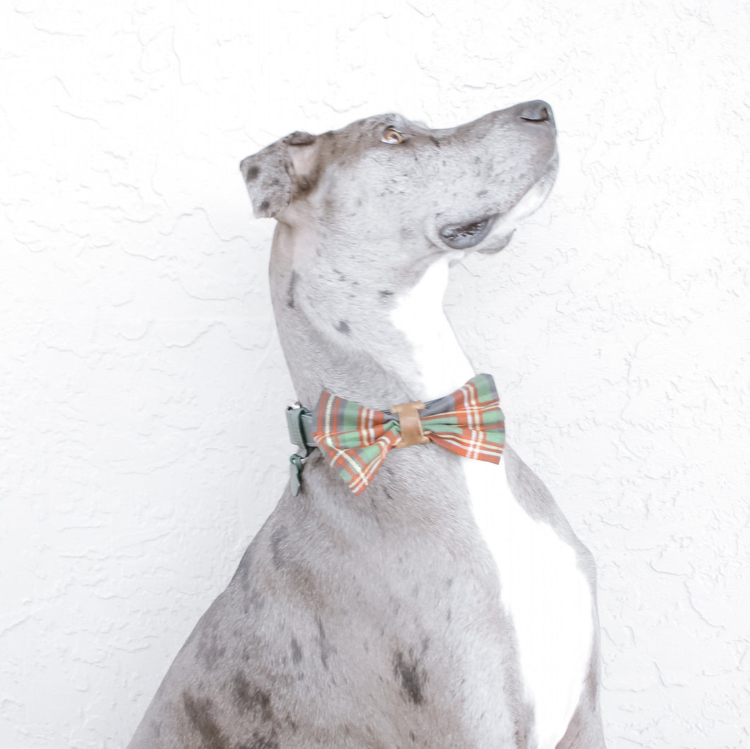 Plaid Cotton Bow Tie for Dogs
